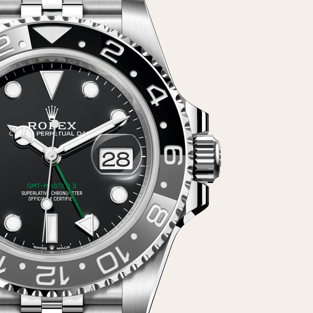 Rolex GMT-Master II in Oystersteel, M126710GRNR-0003 - Edwards Lowell