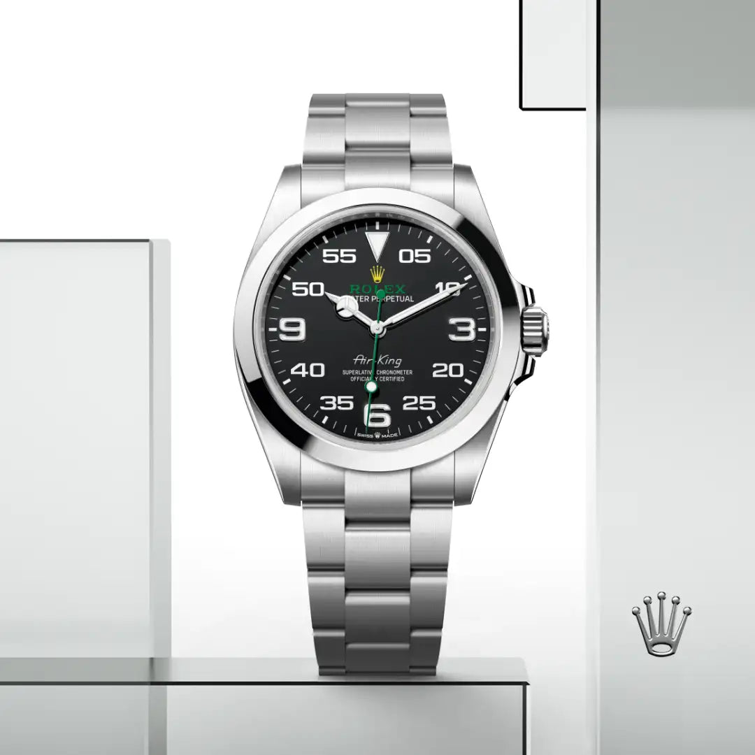 Rolex Air-King in Oystersteel, M126900-0001 - Edwards Lowell
