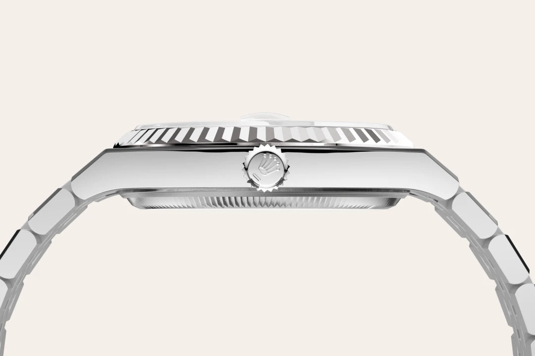 Rolex Land-Dweller in Oystersteel and white gold, M127234-0001 - Edwards Lowell