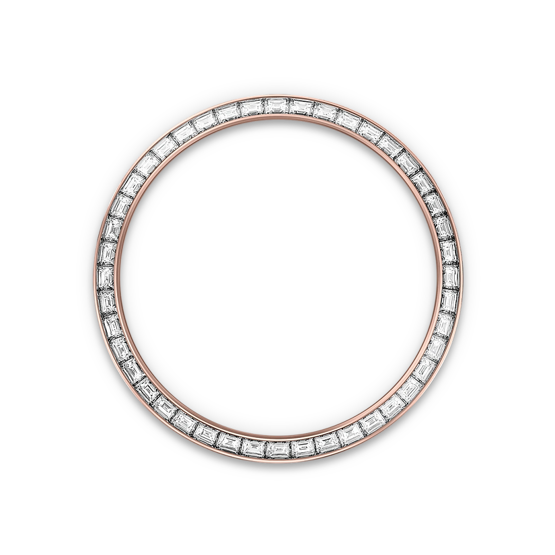 Rolex Land-Dweller in Everose gold and diamonds, M127285TBR-0002 - Edwards Lowell
