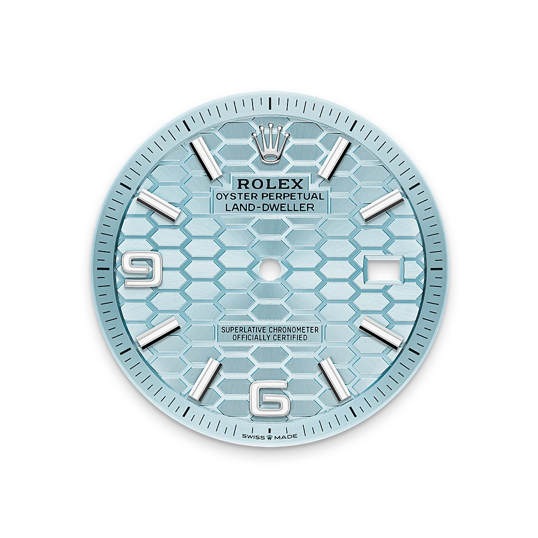 Rolex Land-Dweller in platinum, M127336-0001 - Edwards Lowell