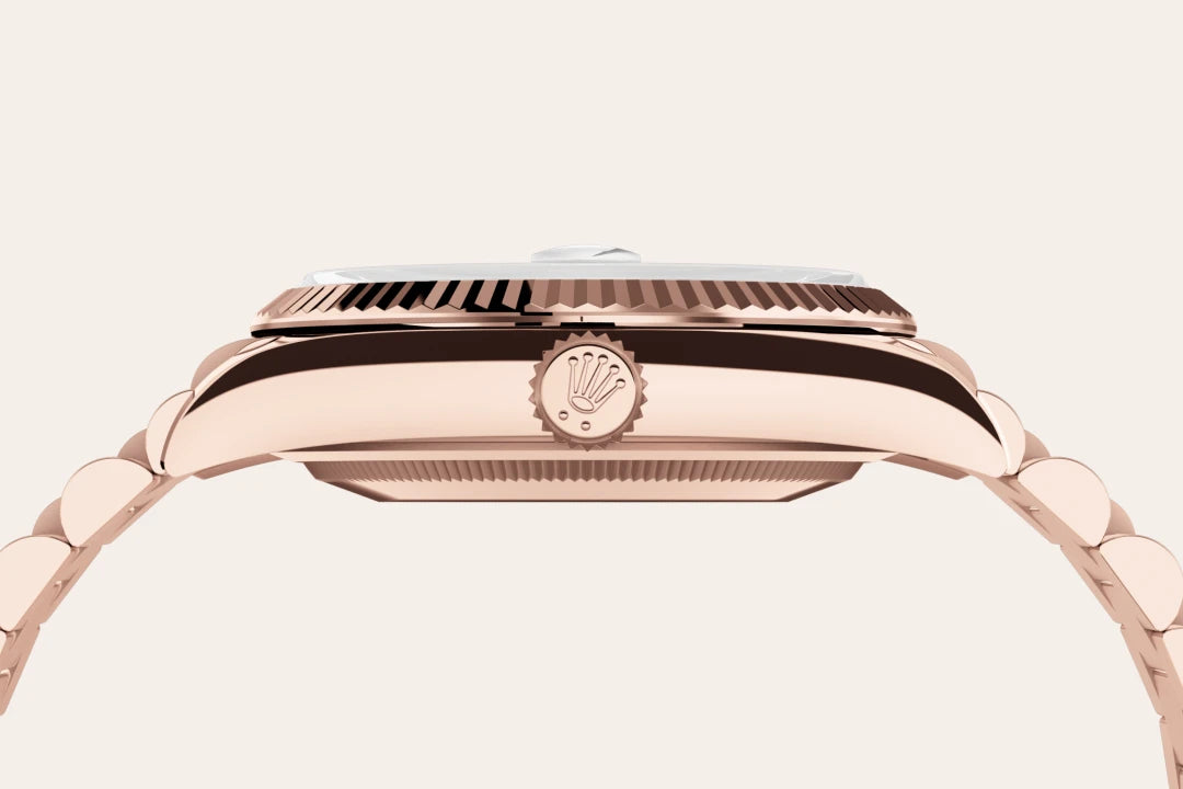 Rolex Day-Date in Everose gold, M128235-0009 - Edwards Lowell