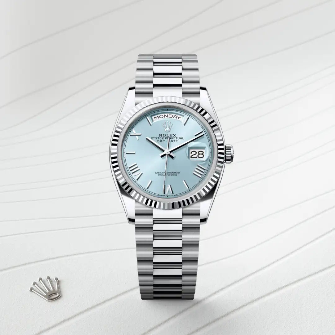 Rolex Day-Date in platinum, M128236-0018 - Edwards Lowell
