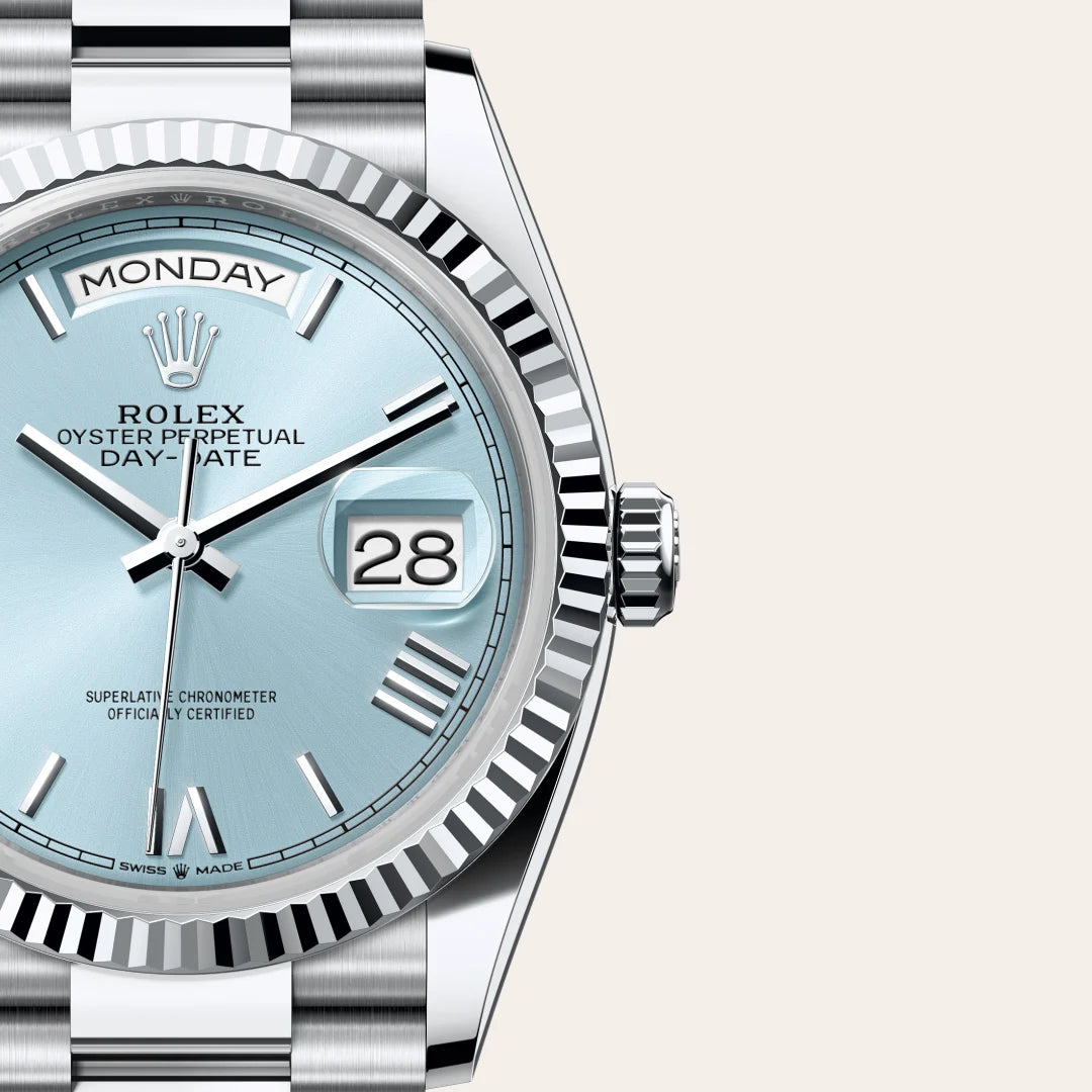 Rolex Day-Date in platinum, M128236-0018 - Edwards Lowell