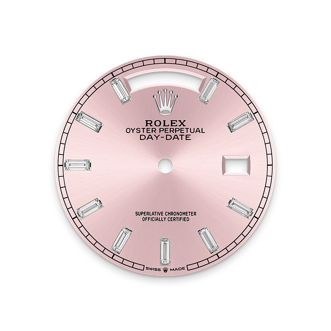 Rolex Day-Date in white gold and diamonds, M128399TBR-0029 - Edwards Lowell