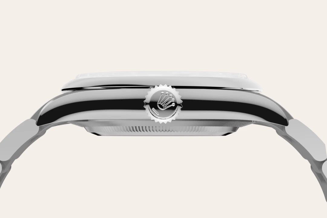 Rolex Oyster Perpetual in Oystersteel, M134300-0004 - Edwards Lowell