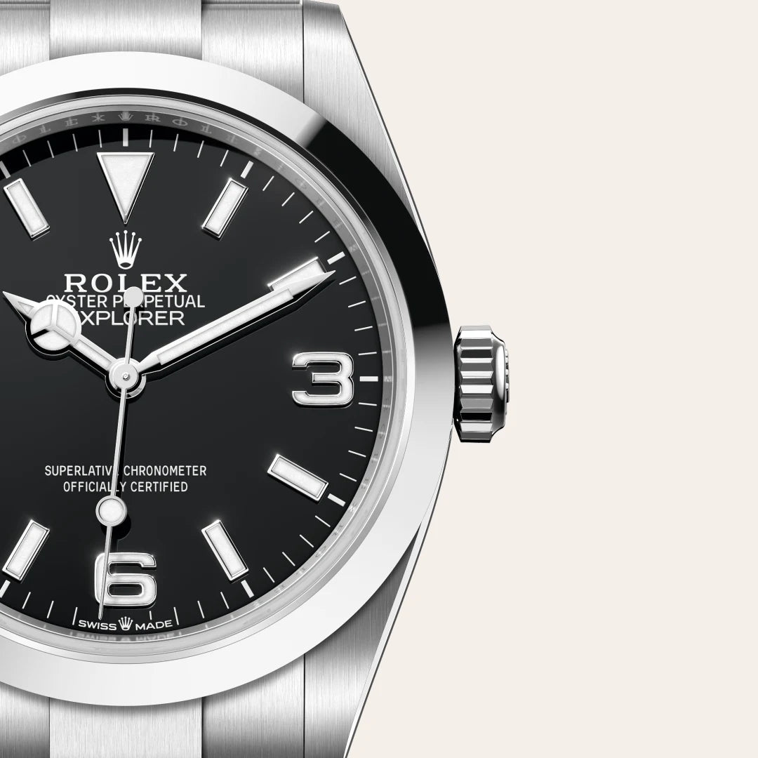 Rolex Explorer in Oystersteel, M224270-0001 - Edwards Lowell