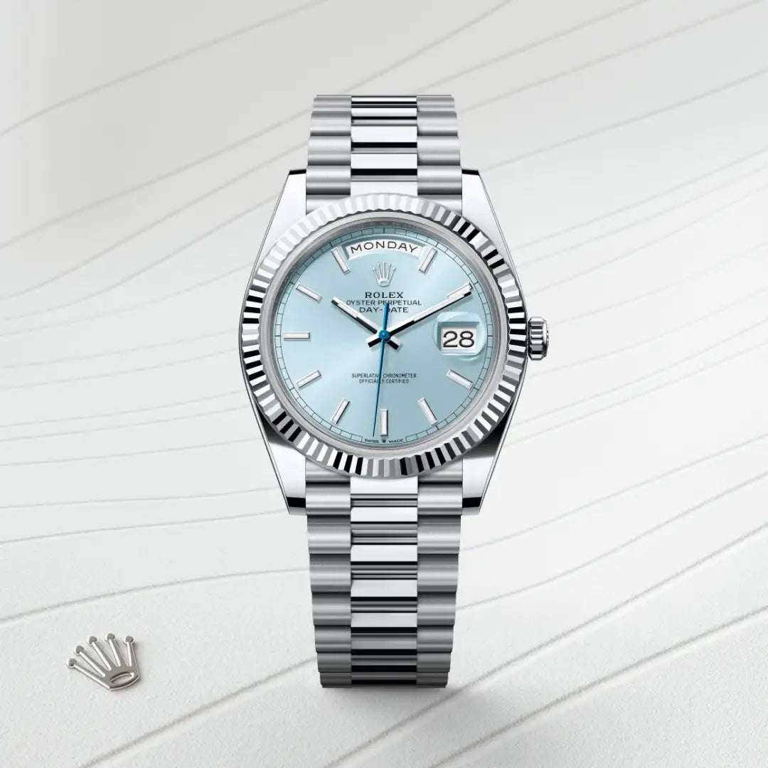 Rolex Day-Date in platinum, M228236-0018 - Edwards Lowell