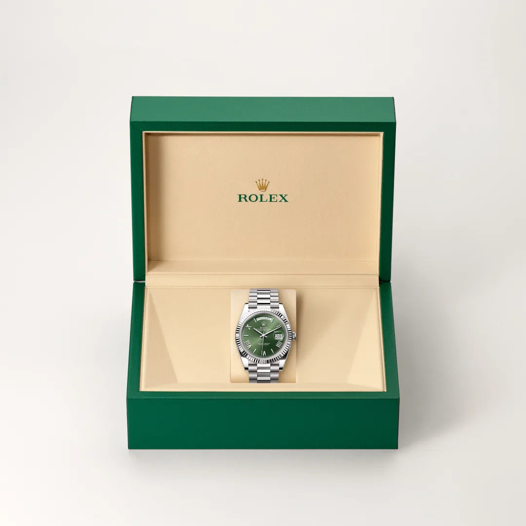 Rolex Day-Date in white gold, M228239-0033 - Edwards Lowell