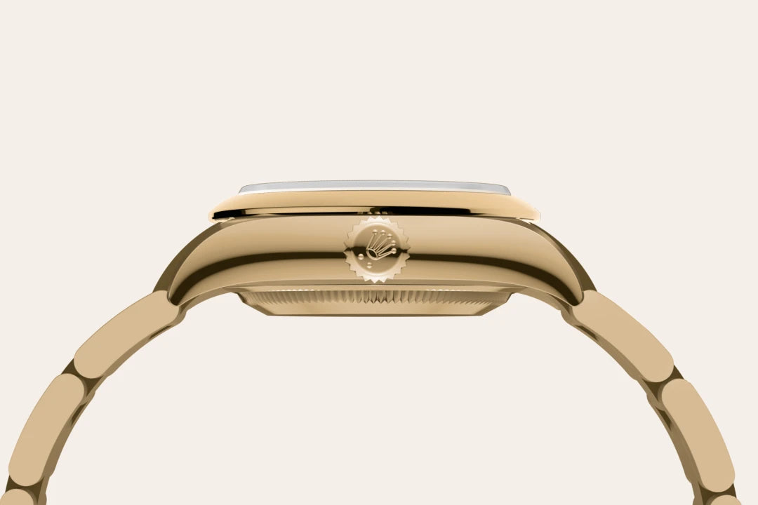 Rolex Oyster Perpetual in yellow gold, M276208-0002 - Edwards Lowell