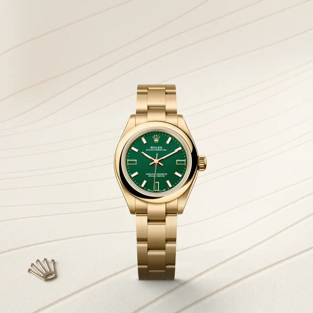 Rolex Oyster Perpetual in yellow gold, M276208-0002 - Edwards Lowell