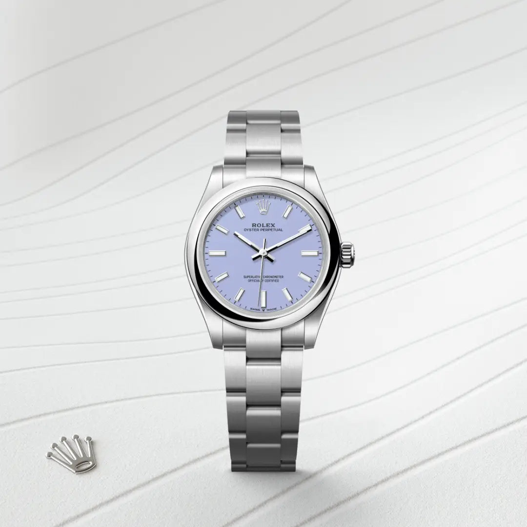 Rolex Oyster Perpetual in Oystersteel, M277200-0014 - Edwards Lowell