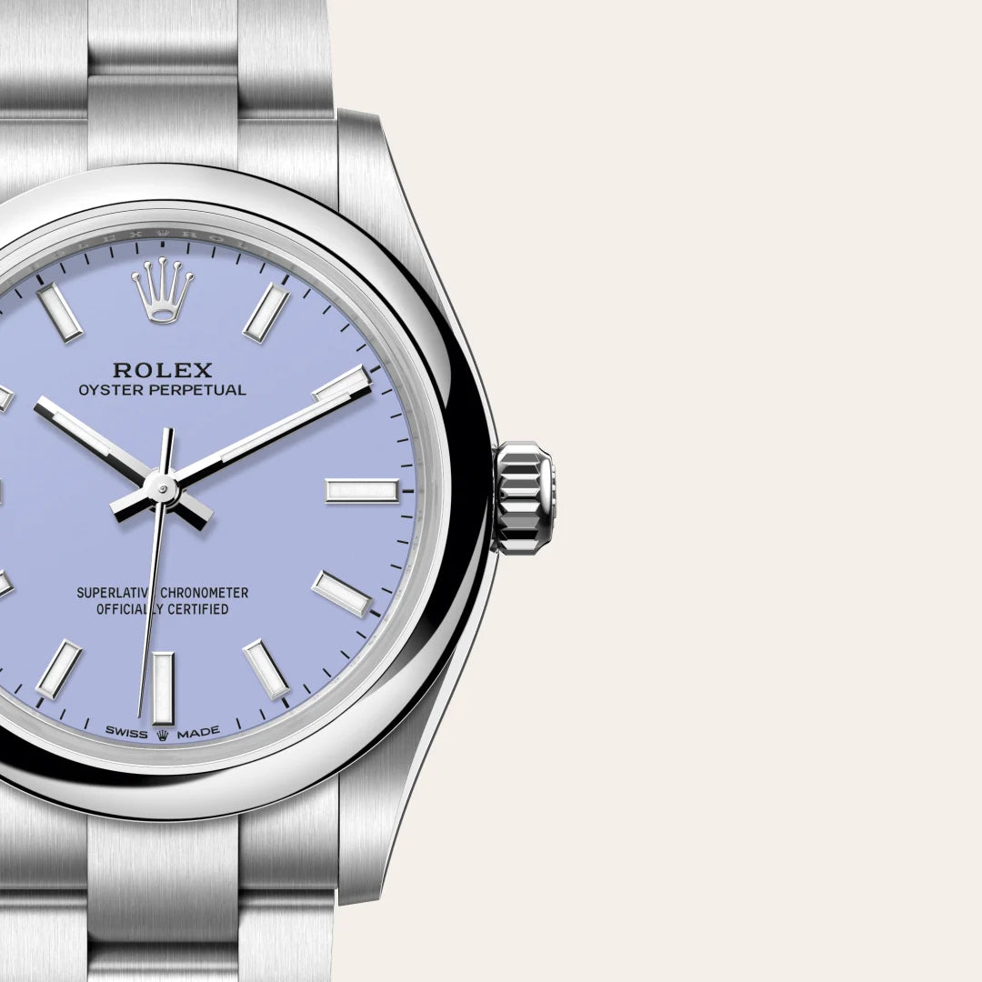 Rolex Oyster Perpetual in Oystersteel, M277200-0014 - Edwards Lowell