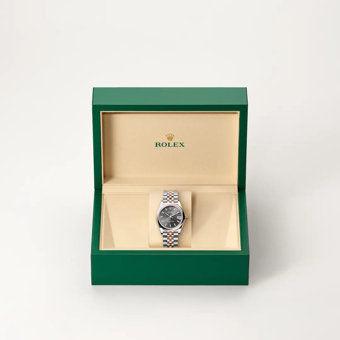 Rolex Datejust in Oystersteel and Everose gold, M278241-0018 - Edwards Lowell