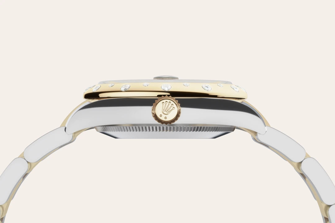 Rolex Datejust in Oystersteel, yellow gold and diamonds, M278343RBR-0015 - Edwards Lowell