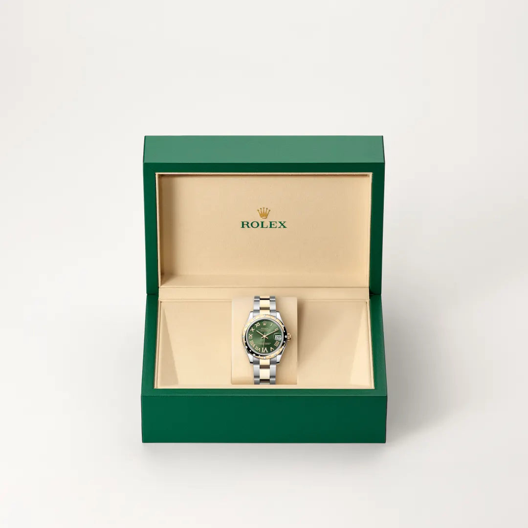 Rolex Datejust in Oystersteel, yellow gold and diamonds, M278343RBR-0015 - Edwards Lowell
