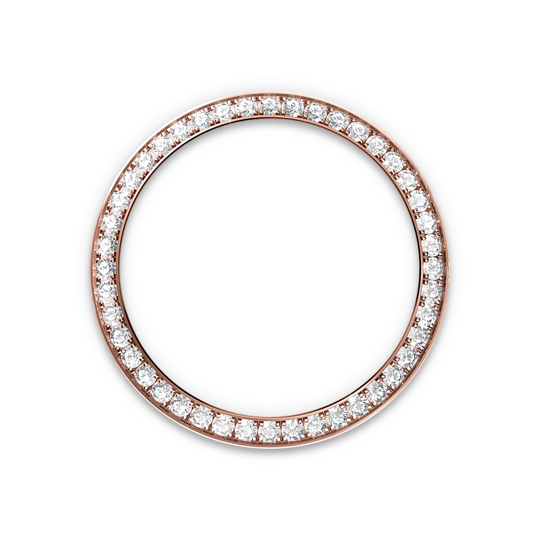 Rolex Lady-Datejust in Everose gold and diamonds, M279135RBR-0001 - Edwards Lowell