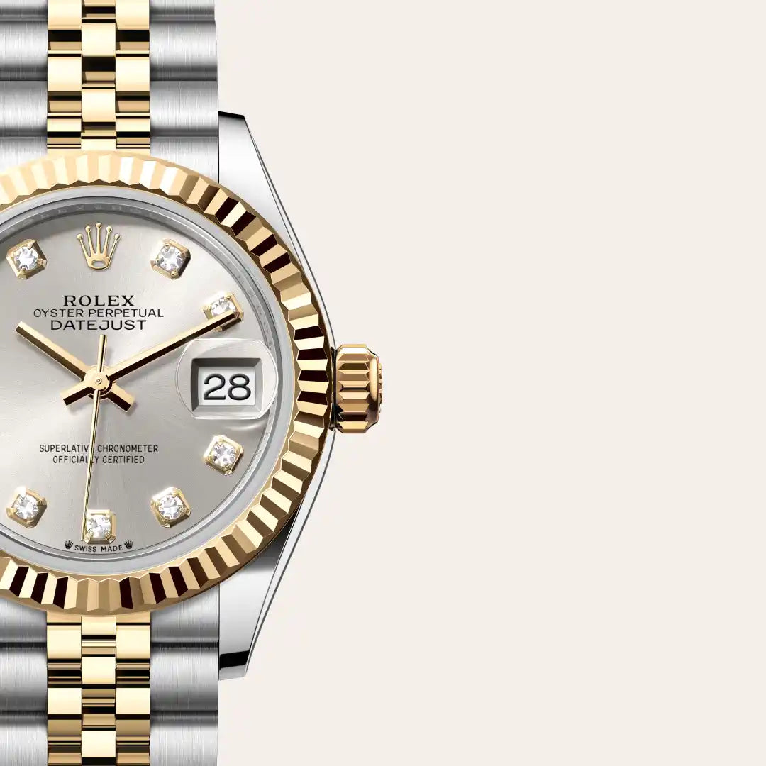 Rolex Lady-Datejust in Oystersteel and yellow gold, M279173-0007 - Edwards Lowell