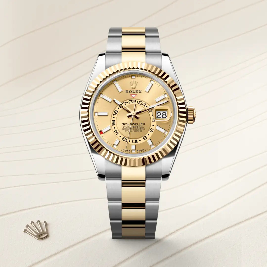 Rolex Sky-Dweller in Oystersteel and yellow gold, M336933-0001 - Edwards Lowell