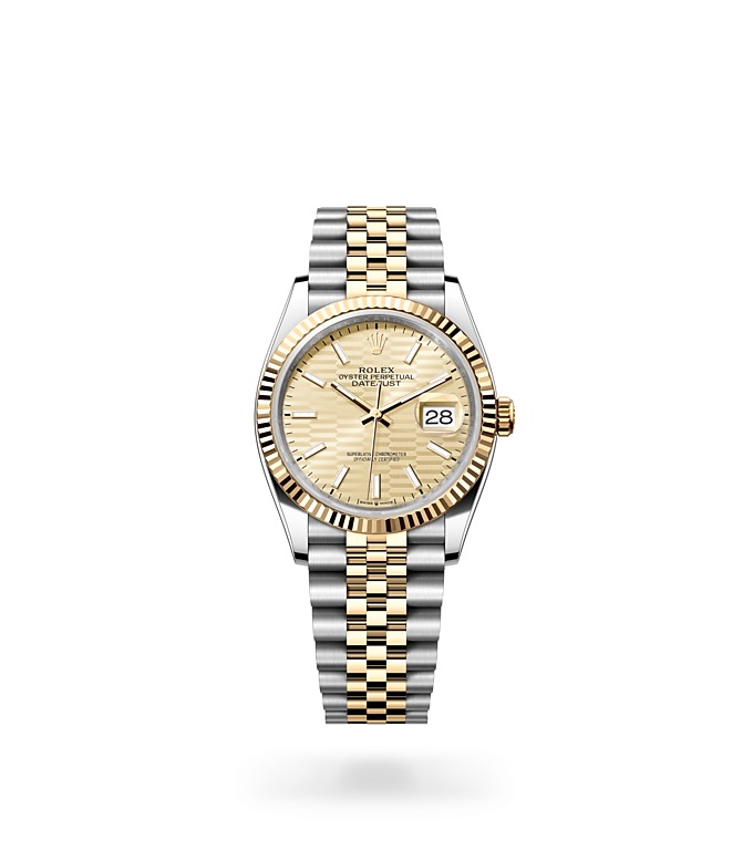 Datejust 36 Oyster, 36 mm, Oystersteel and yellow gold