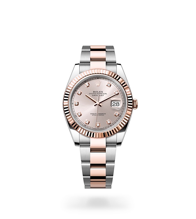 Datejust 41 Oyster, 41 mm, Oystersteel and Everose gold