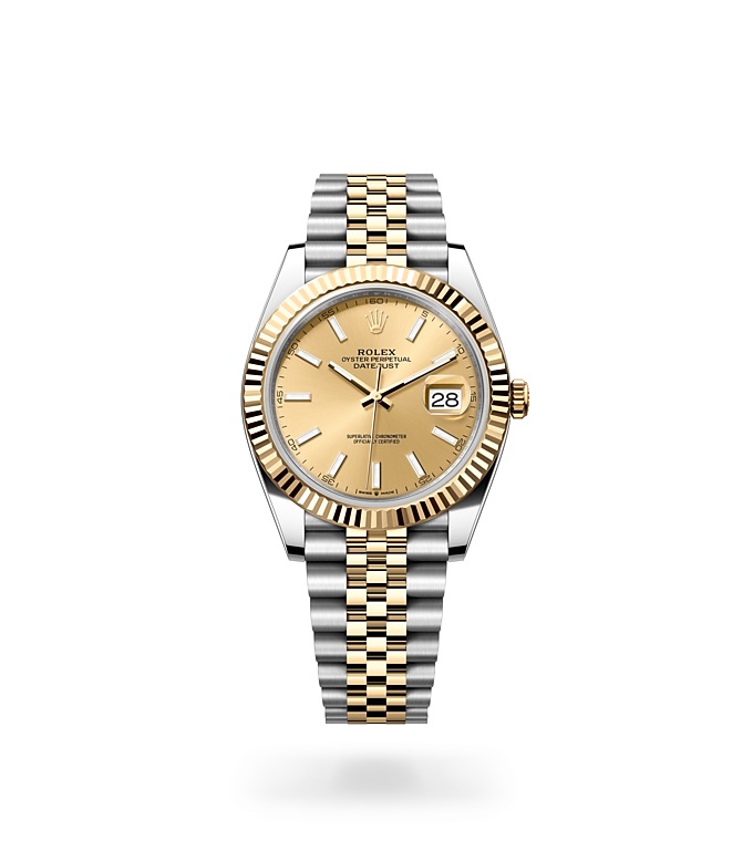 Datejust 41 Oyster, 41 mm, Oystersteel and yellow gold