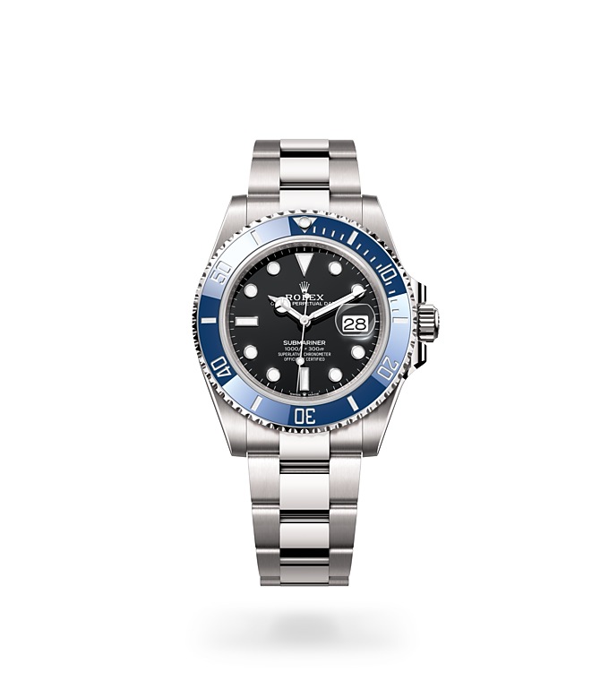 Submariner Date Oyster, 41 mm, white gold
