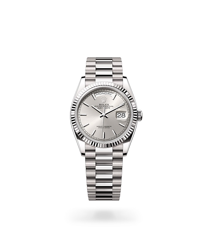 Day-Date 36 Oyster, 36 mm, white gold