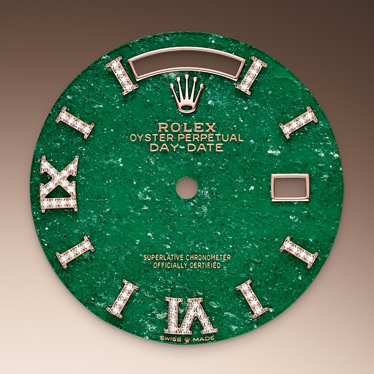 Rolex Day-Date 36 - Green aventurine dial