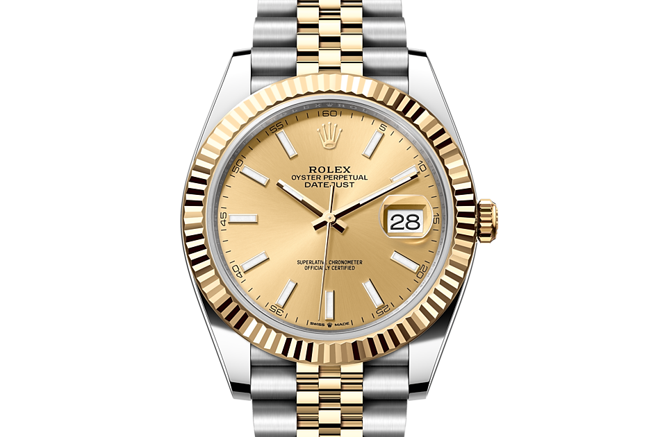 Rolex Datejust in Oystersteel and gold, M126333-0010 | Edwards Lowell