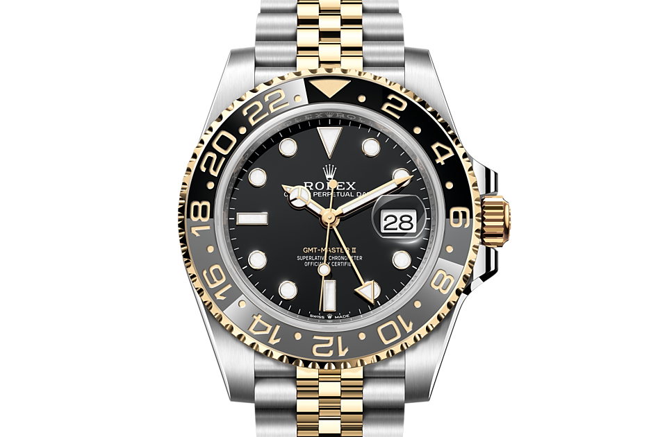 Rolex GMT-Master II in Oystersteel and gold, M126713GRNR-0001 | Edwards Lowell
