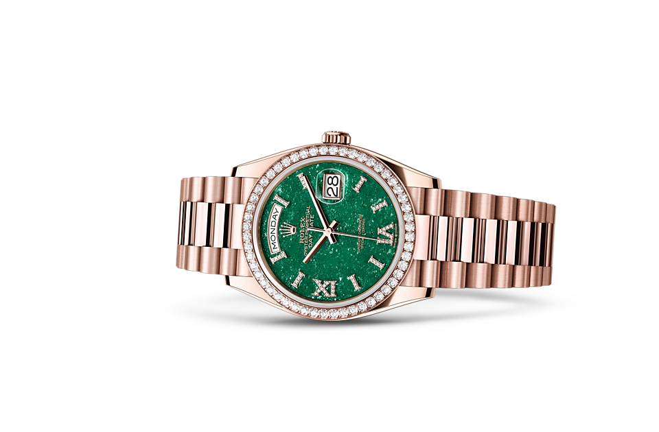 Rolex Day-Date in Gold, M128345RBR-0068 | Edwards Lowell