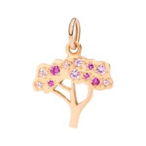 Dodo - CHERRY TREE CHARM RG WITH PINK SAPPHIRES