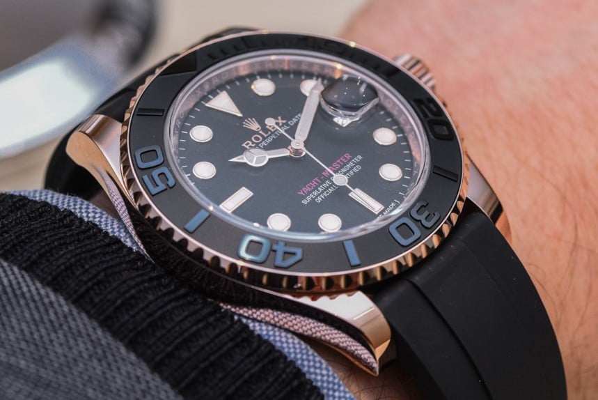 The New Rolex Yacht-Master in Black & 18ct Everose Gold: Now Available ...
